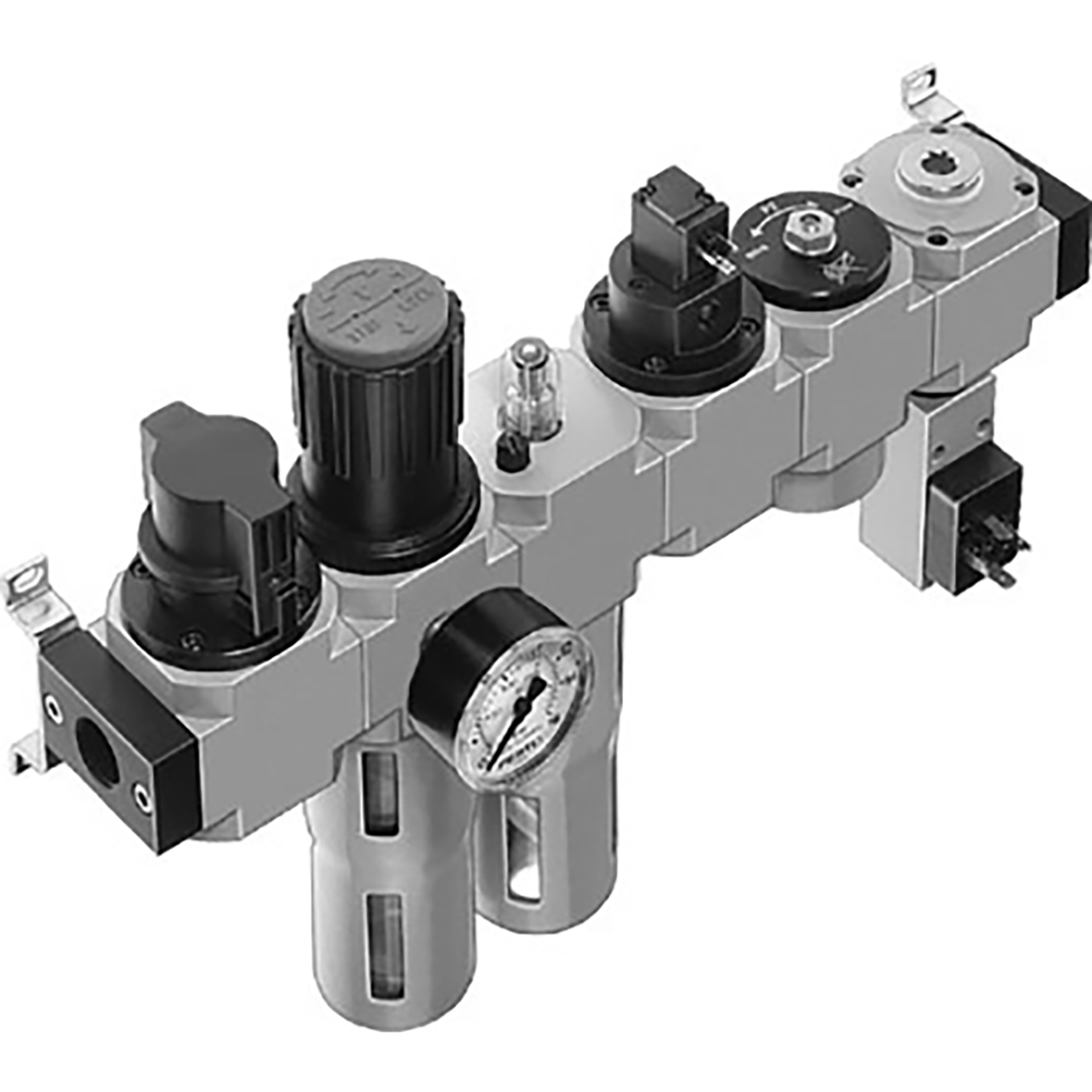 1/2" Service Unit Consisting of Manual On/Off Valve