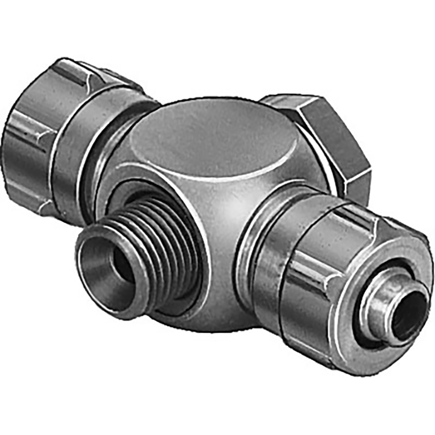 TCK-1/4-PK-6-KU QUICK T-CONNECTOR sold in multiples of 10 only