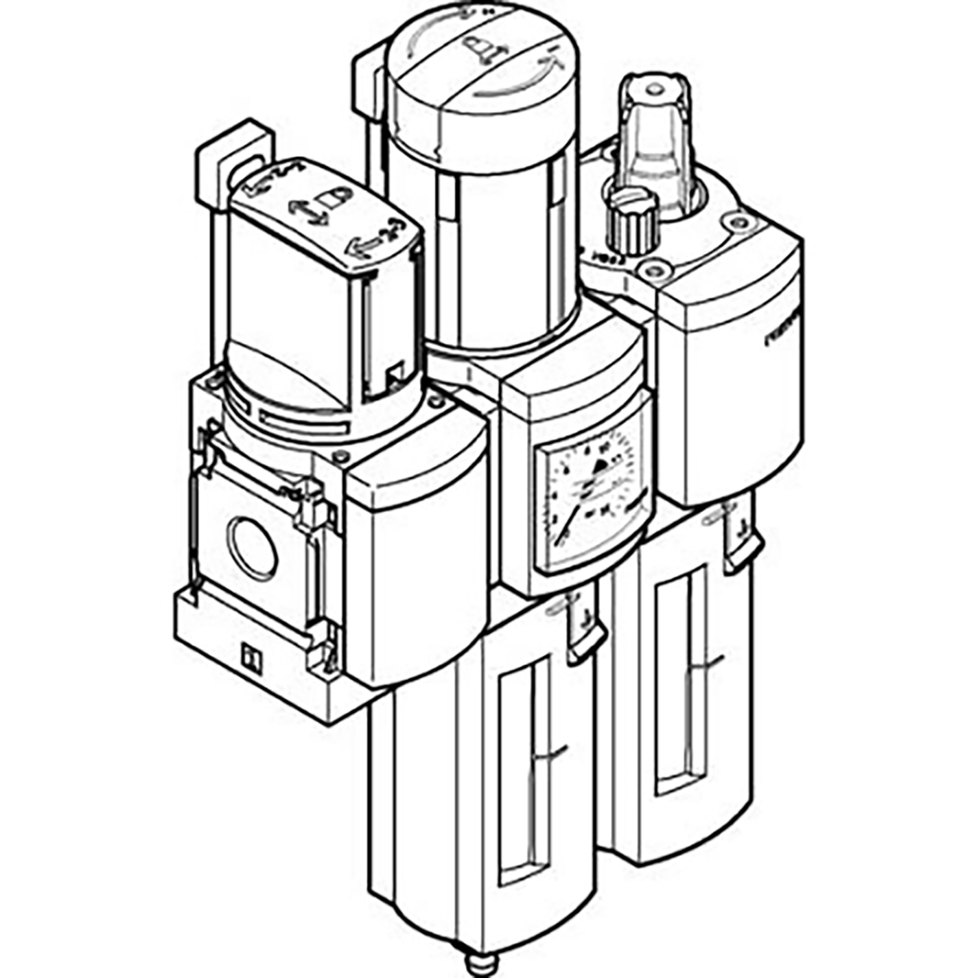 1/2" Service Unit FRL 40 µm