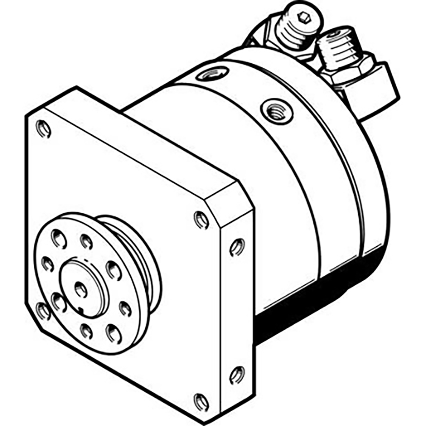 1/8" Female BSPP Semi-Rotary Drive