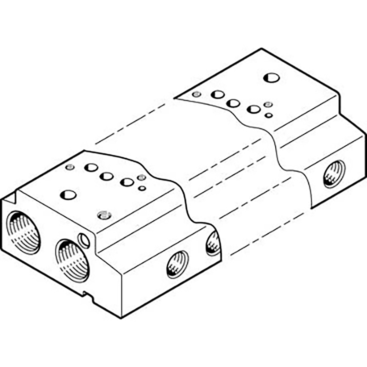 VABM-C7-12W-G18-9 MANIFOLD RAIL