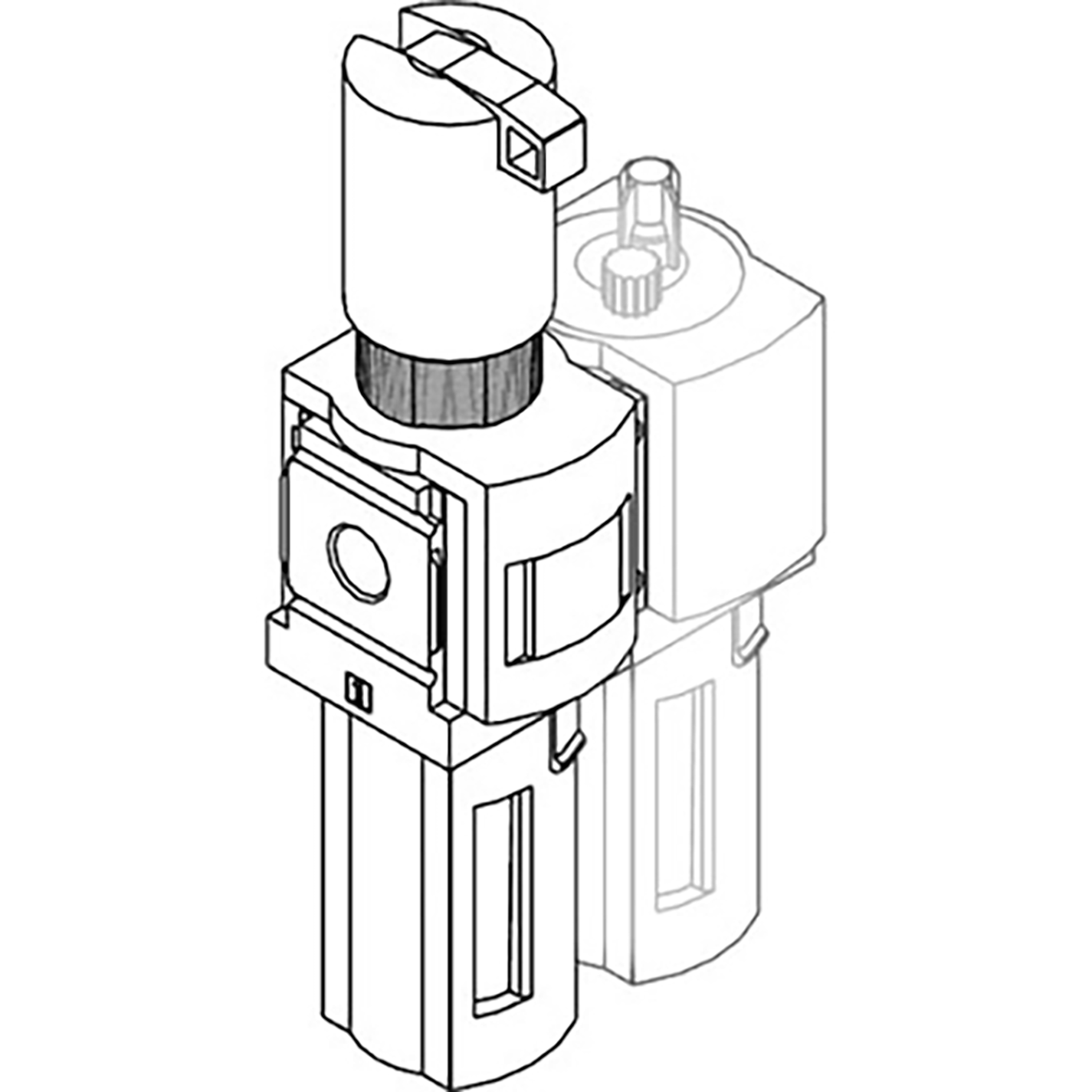 1/2" Service Unit Filter-Regulator-Lubricator