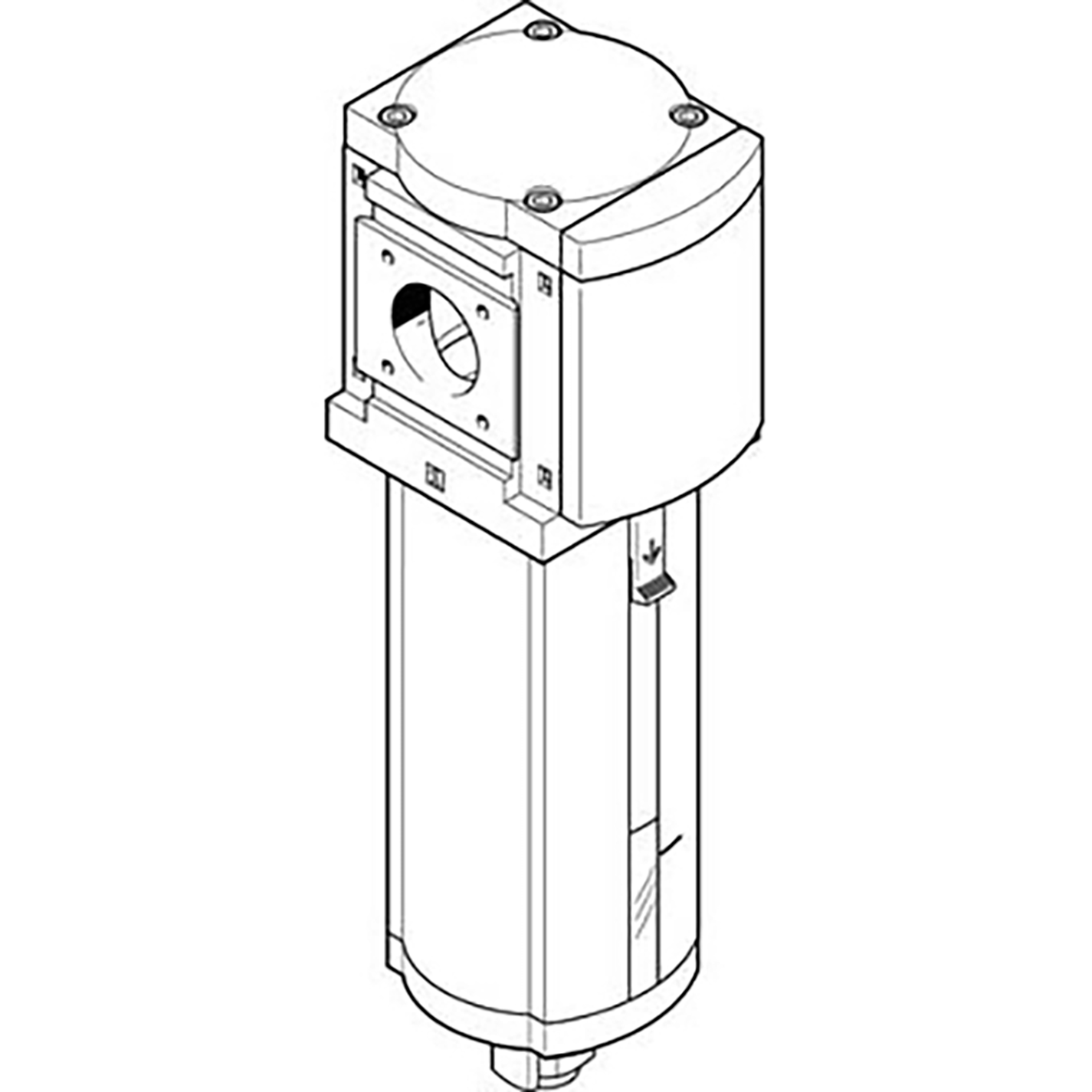 Water Separator Drain Valve.