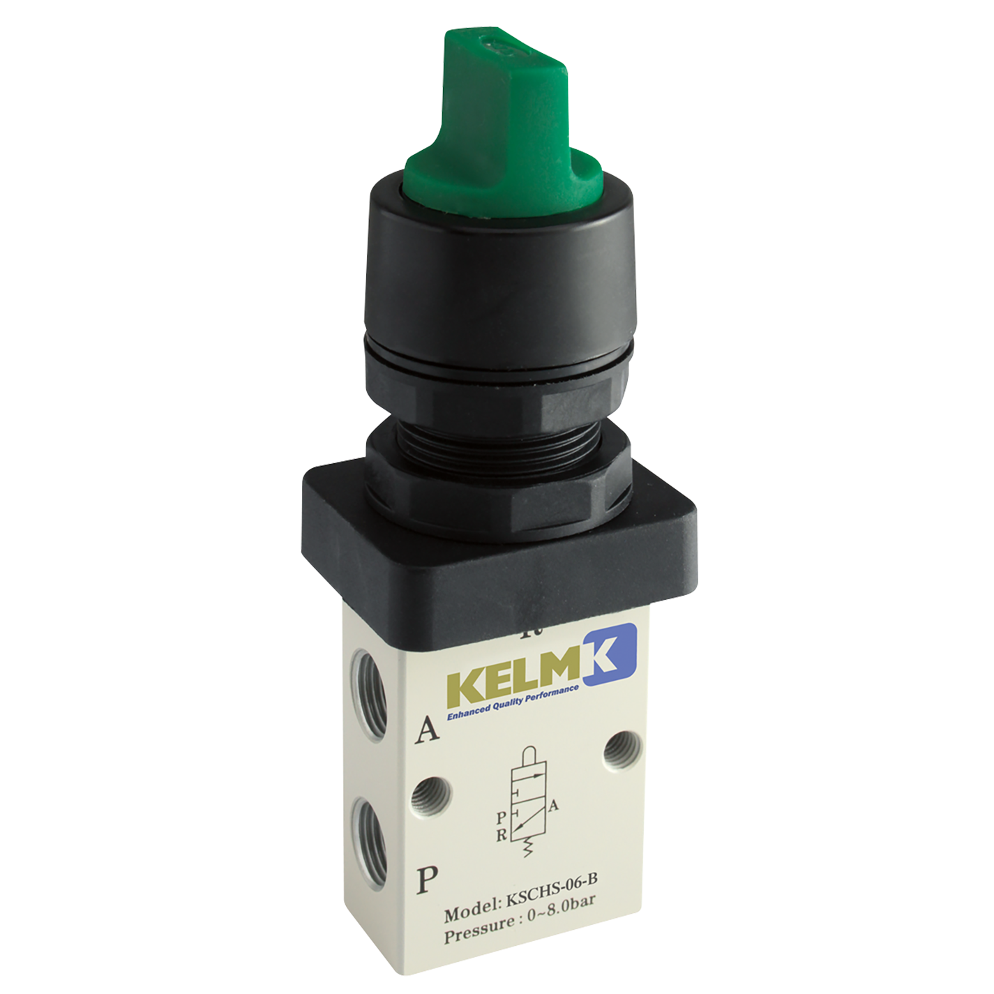 1/8" 3/2 Normally Closed Switch Valve Pneumatics Direct