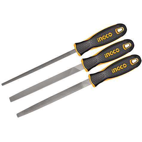 3PCS STEEL FILE SET 8"