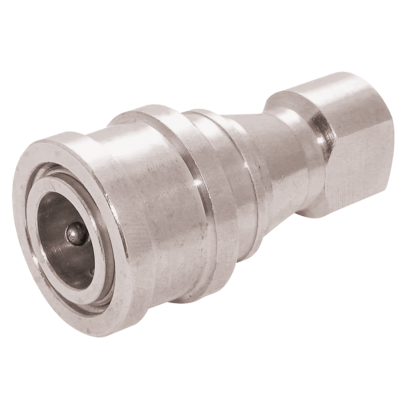 1/4" BSP Parallel Female Coupling / ISO B / ISO and DIN / Quick Release