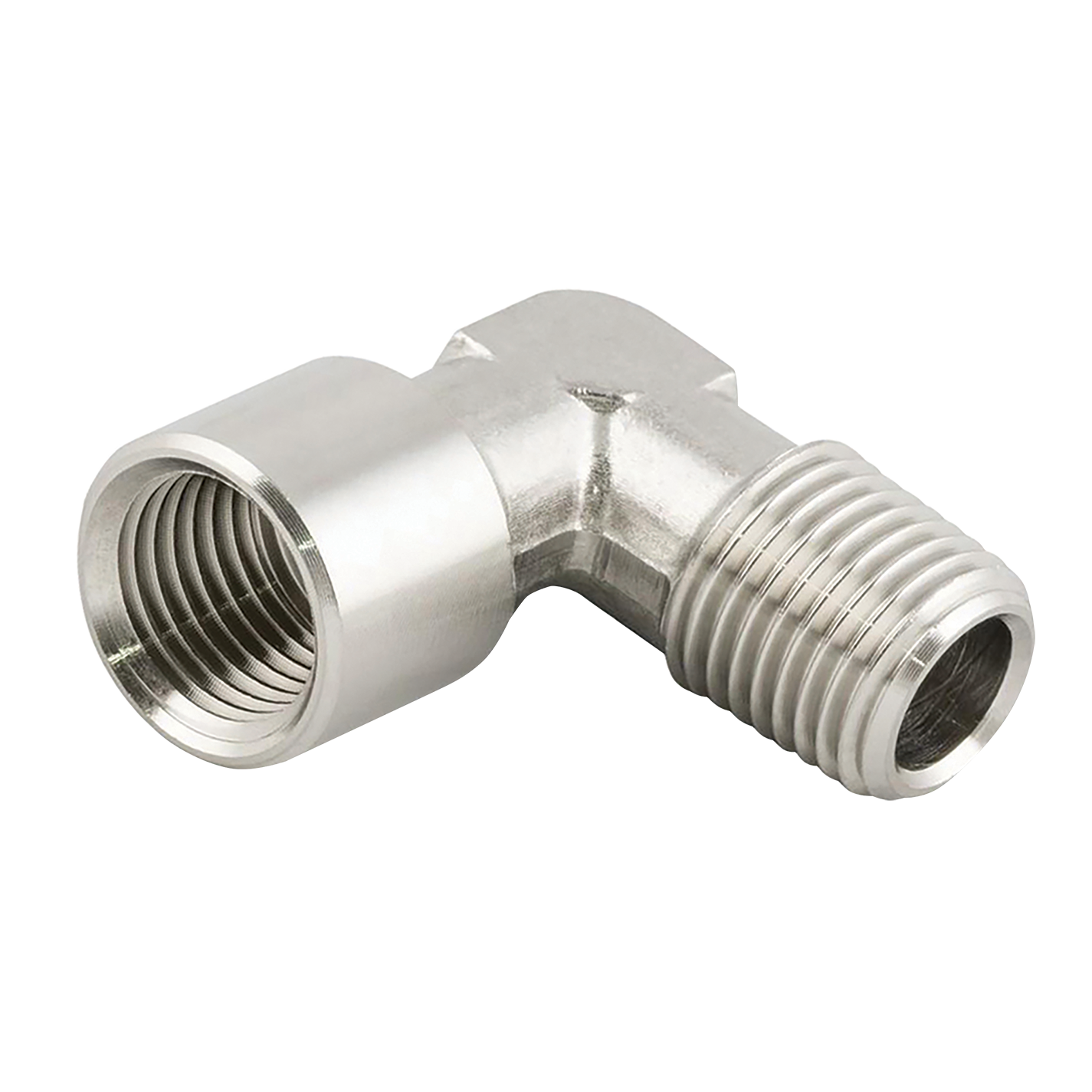 1 8 BSPT Male X 1 8 BSPP Female Equal Elbow Pneumatics Direct