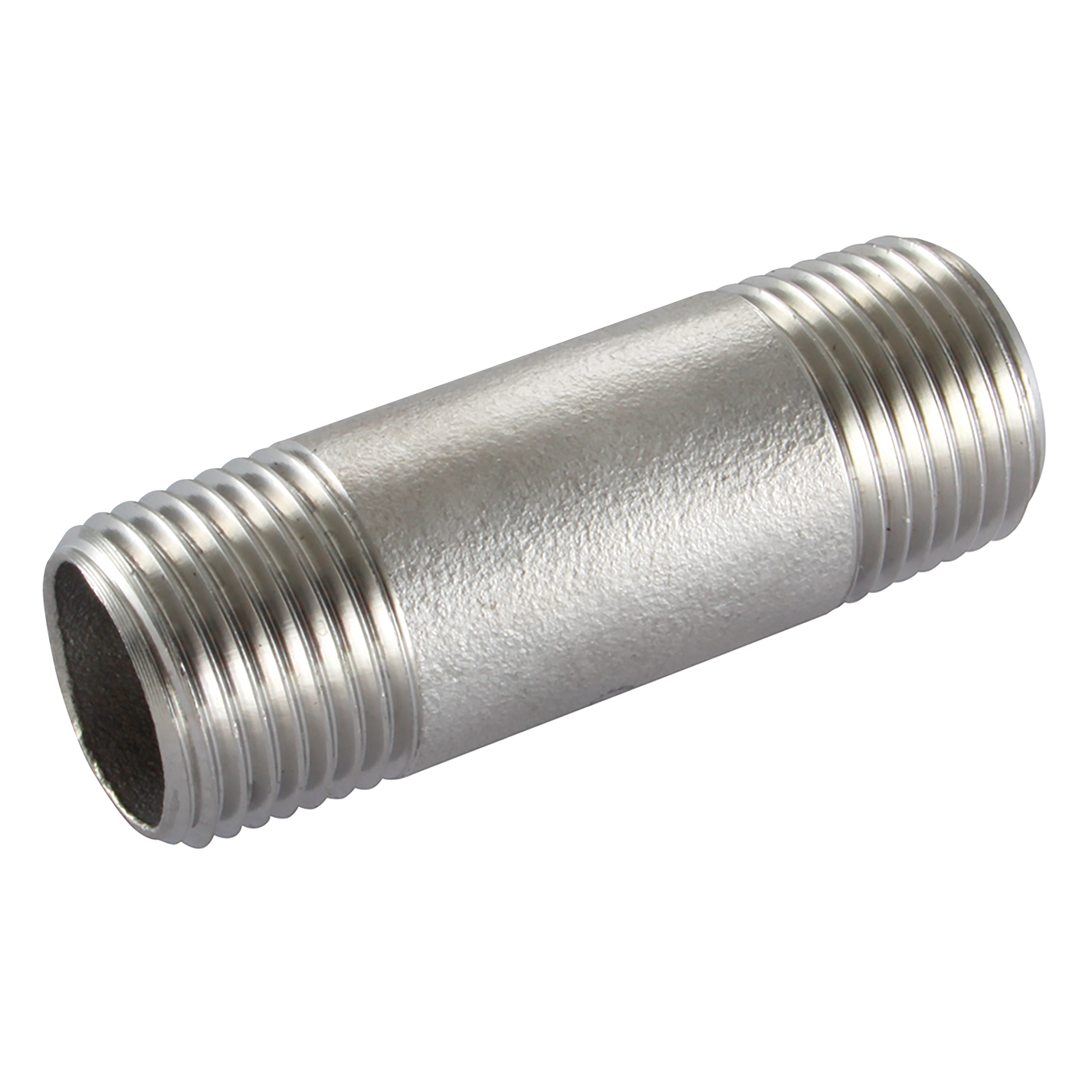 1 BSPT MALE BARREL NIPPLE 100MM 316 Pneumatics Direct
