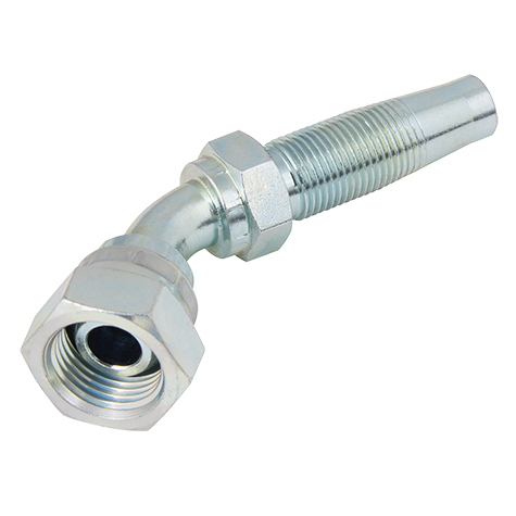 5/8" BSP Female Hydraulic Reusable 45° Elbow