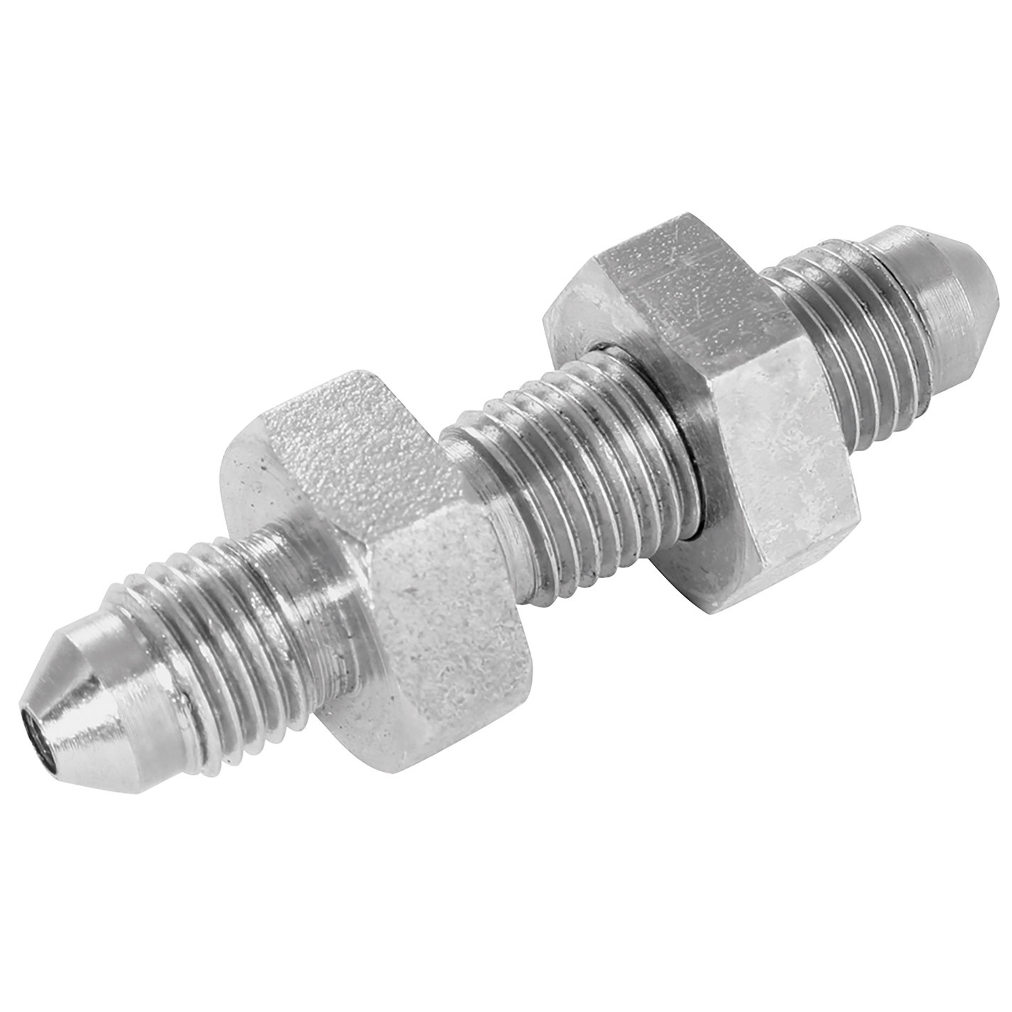 3/8" JIC MALE BULKHEAD AND LOCKNUT