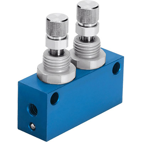 GR-M5X2-B ONE-WAY FLOW CONTROL VALVE