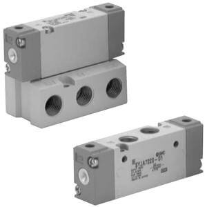 SMC 5 Port Air Operated Valve,