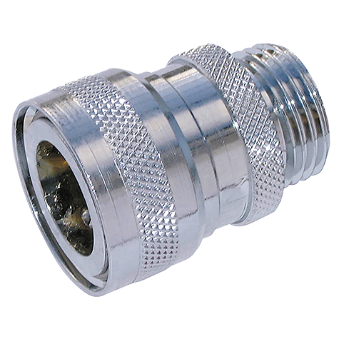 1/2" BSP MALE COUPLING - VALVED