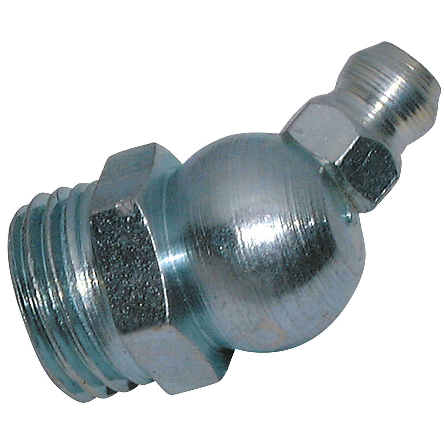 1/4" NPT 45 DEG ELBOW GREASE NIPPLE - STEEL