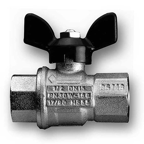 1"BSP Brass Ball Valve Female x Female