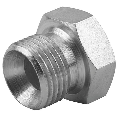 1/2" BSPP MALE 60 CONED PLUG STEEL