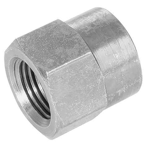 1/4" BSPP FEM CRIMP STEEL NUT