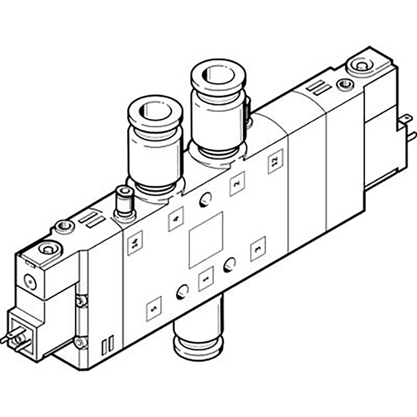 CPE24-M1H-5/3GS-QS-10 SOLENOID VALVE