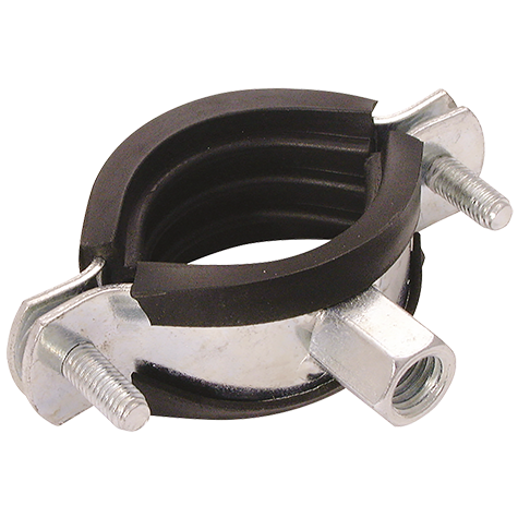 107-113MM EPDM RUBBER LINED M10 CLAMP