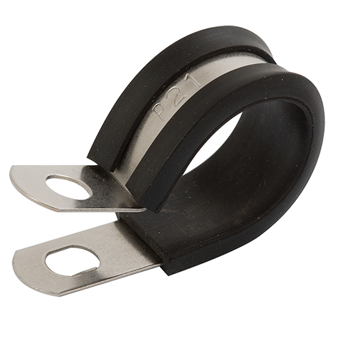 10MM P CLIP WITH LINER ST/ST 12.7MM BAND