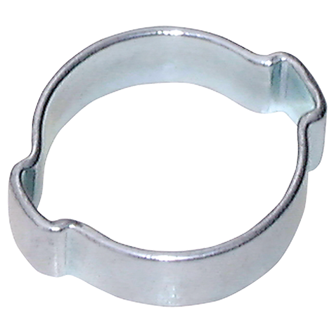 5.0-7.0MM 2-EAR STEEL CLAMP PLATED