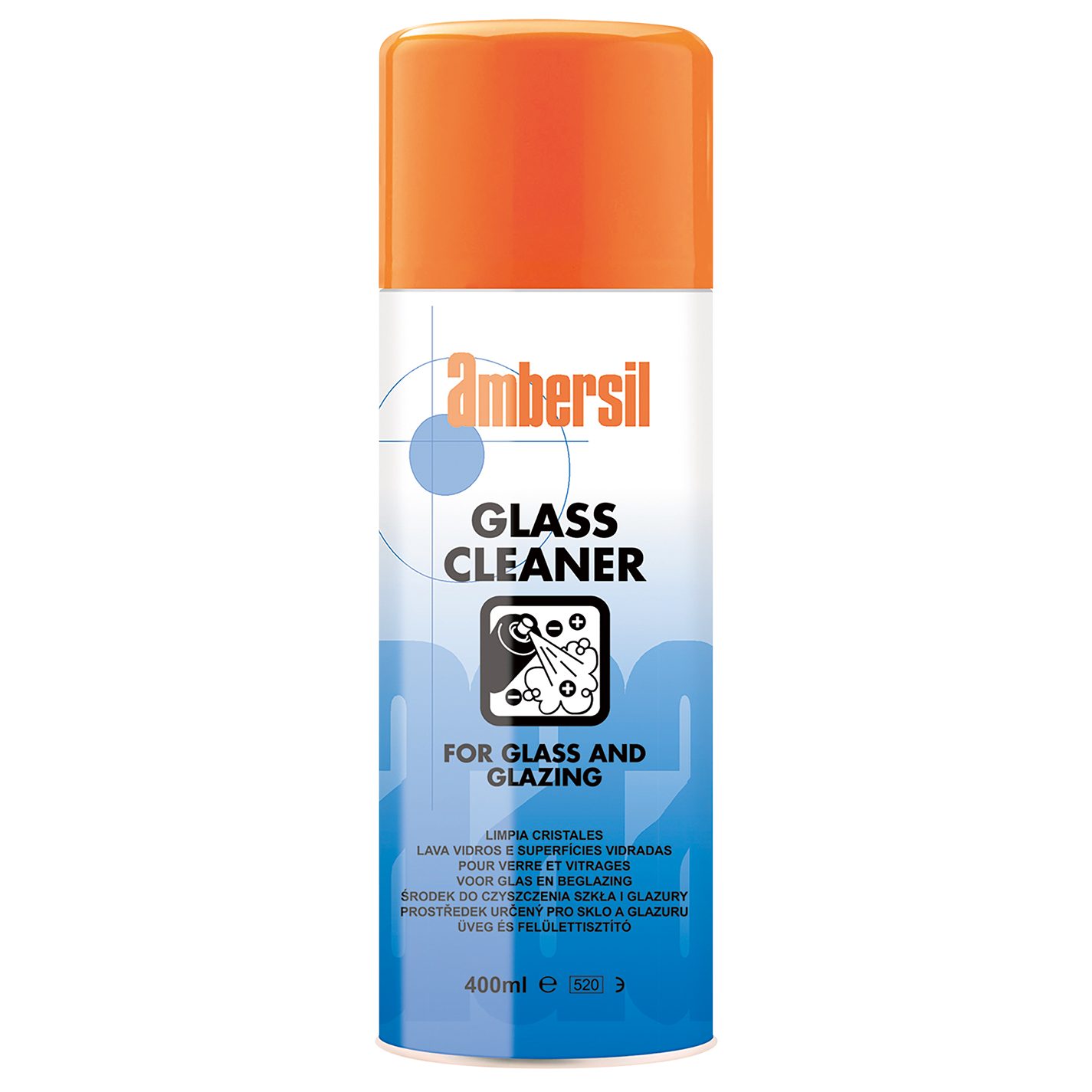 GLASS CLEANER FOR GLASS AND GLAZING 400ML