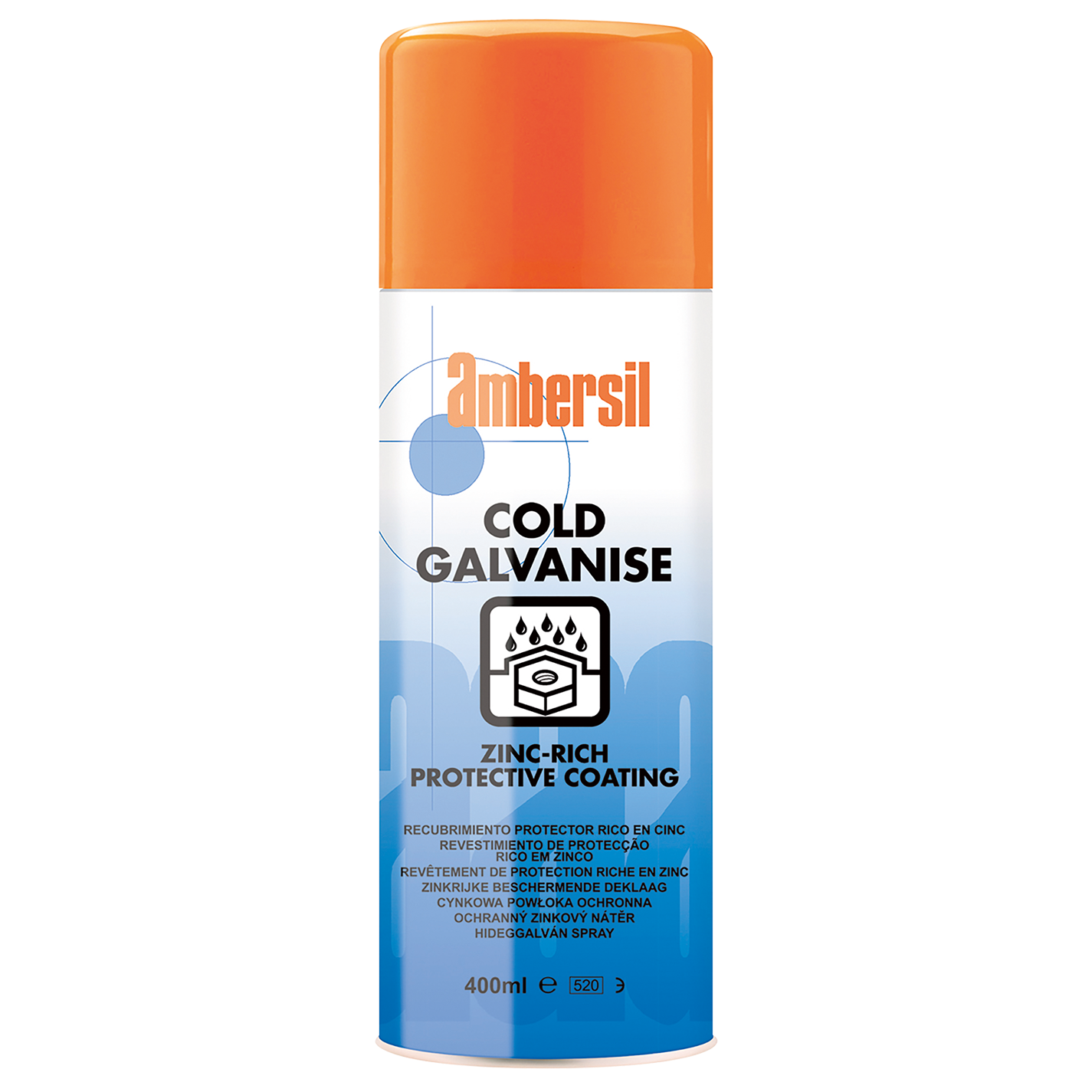 COLD GALVANISED SPRAY Z-RICH PROT COAT 400ML