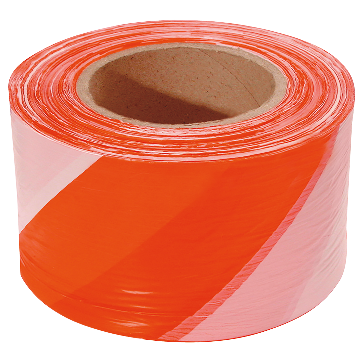 RED AND WHITE BARRIER TAPE 75MMX500M ROLL