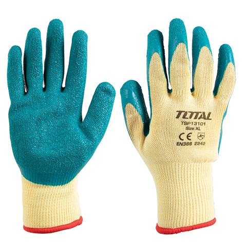 LATEX COATED PALM GLOVES XL