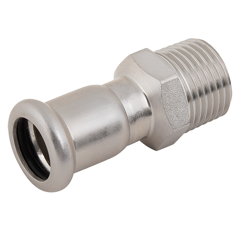 28MMX1" MALE ADAPTER SS 316 GAS FITTING