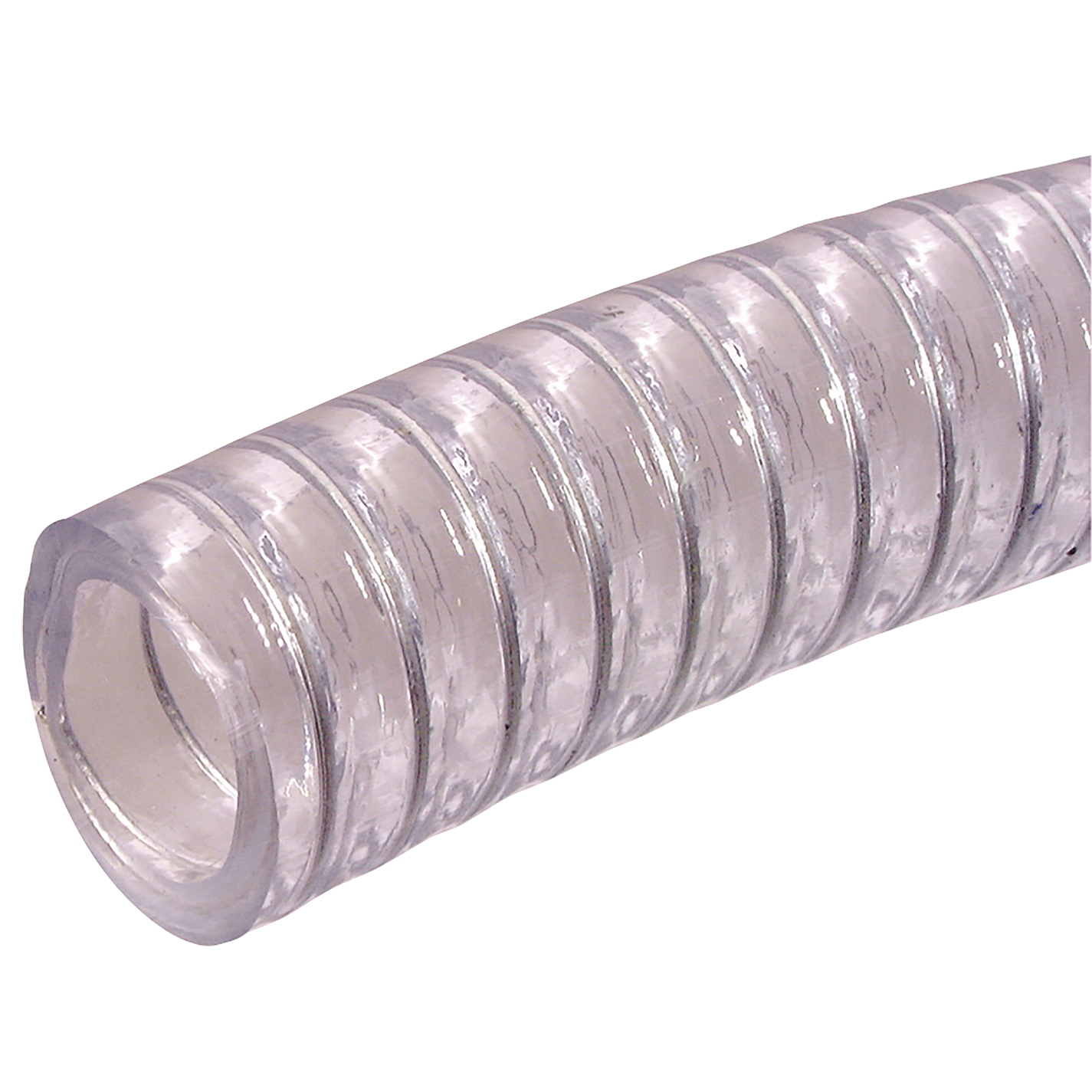 1" ID CLEAR WIRE REINFORCED PVC SUCTION HOSE 10MTR / PVC Suction and