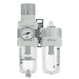 SMC Filter Regulator + Lubricator
