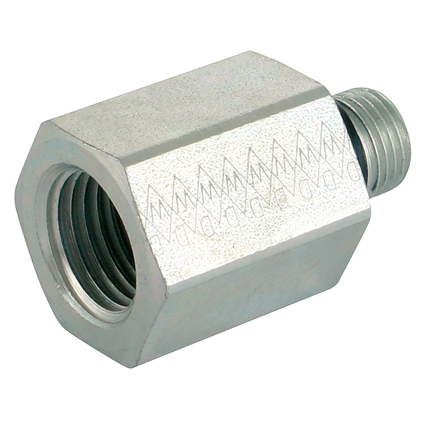 1/4" BSP x 1/8" BSP Hydraulic DIN 2353 Compression Fitting Bush