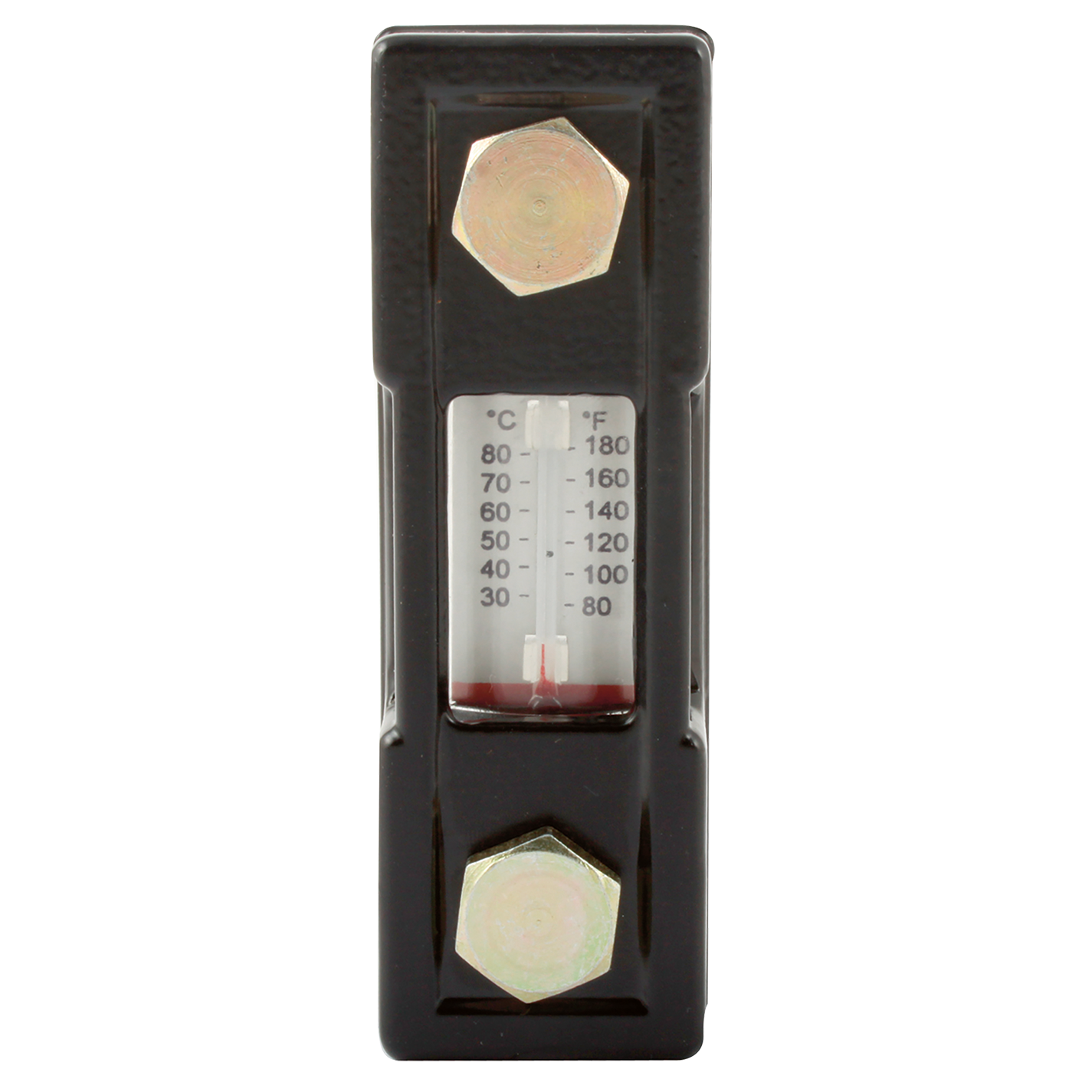 254mm Centres Fluid Level Gauge With Thermometer