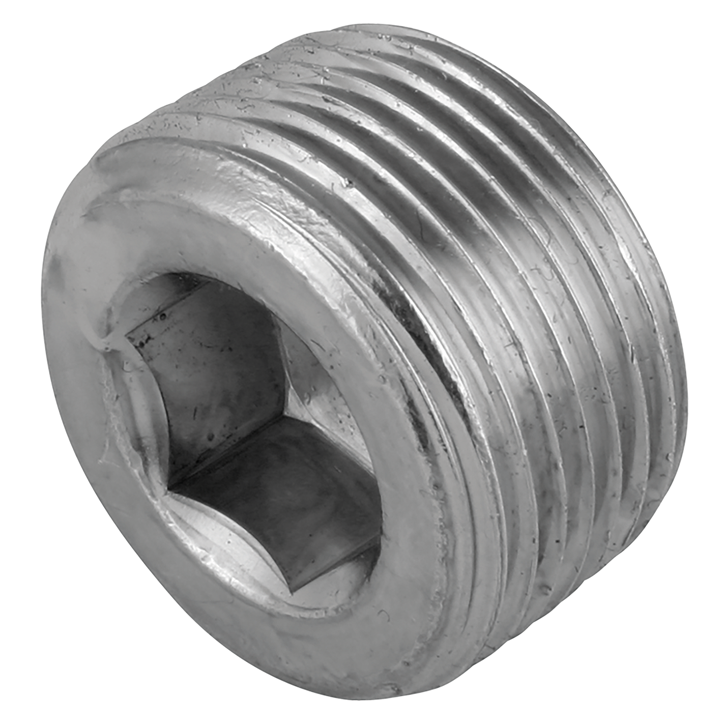 1/2" NPTF HEX SOCKET STEEL PLUG