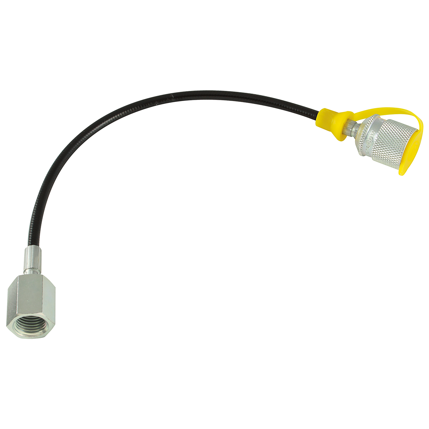 1/4" BSP Female Hydraulic Test Point Coupling / Hose Assembly