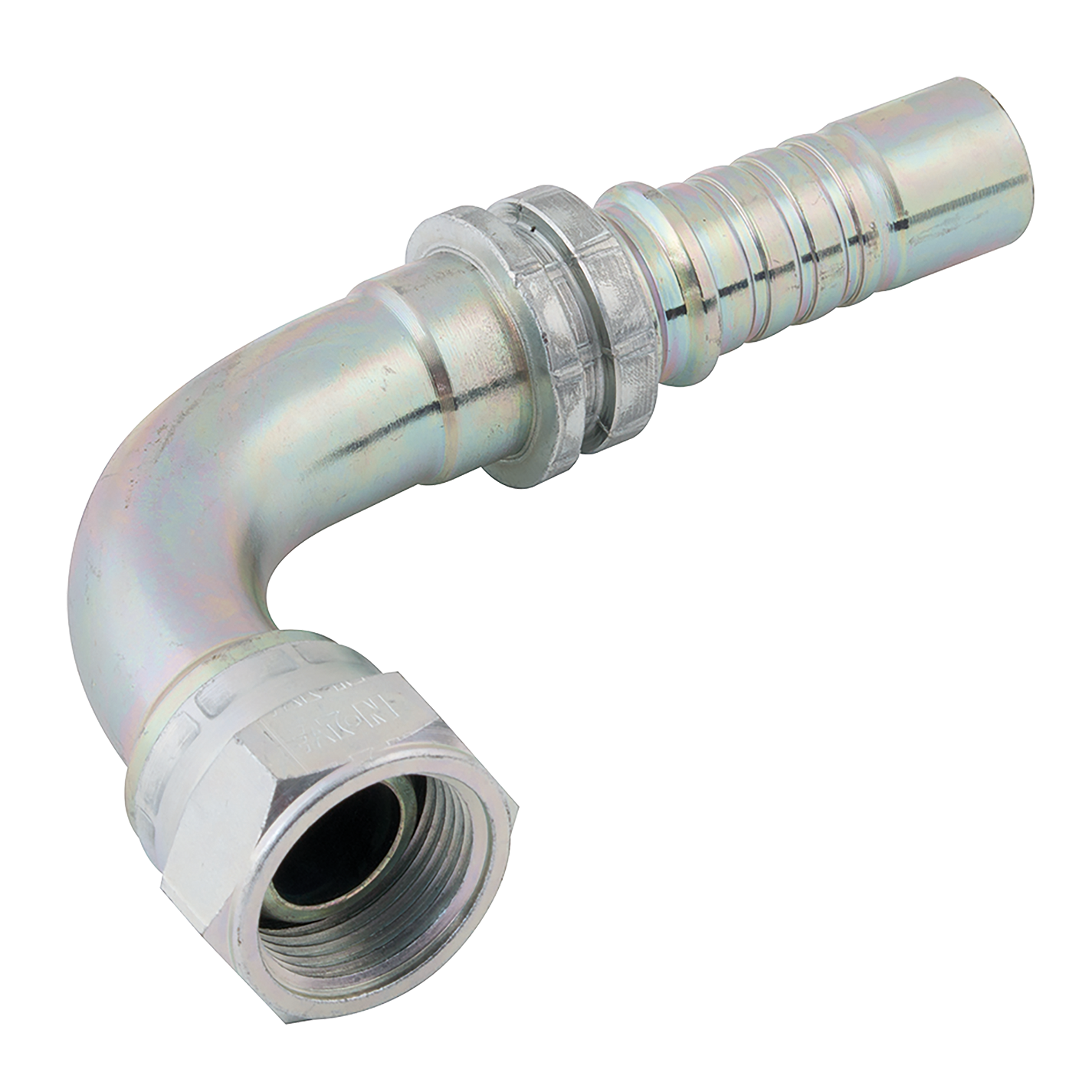 1.1/2" BSP Female Spiral 4-6W Skive Fitting BFB 90� Elbow