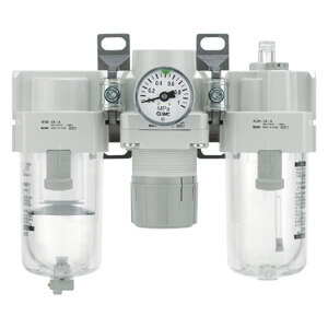 SMC Air Filter + Regulator + Lubricator
