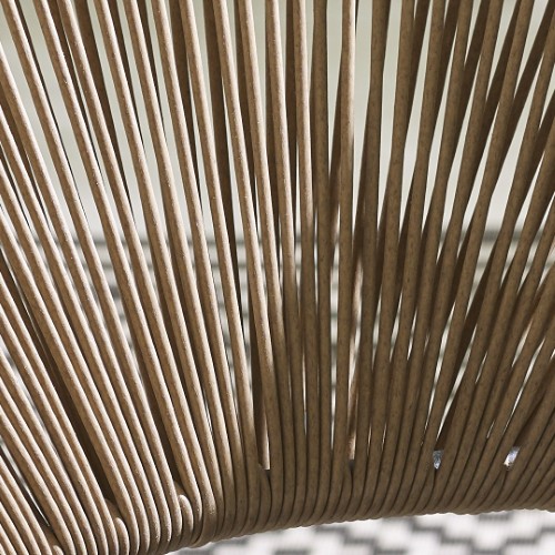 Hand-Woven PE Rattan Finish