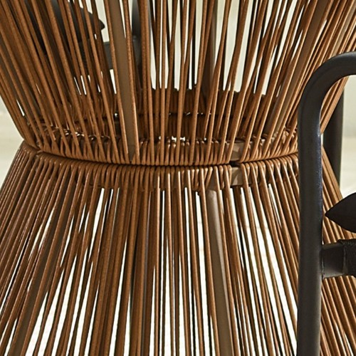 Hand-Woven PE Rattan Finish