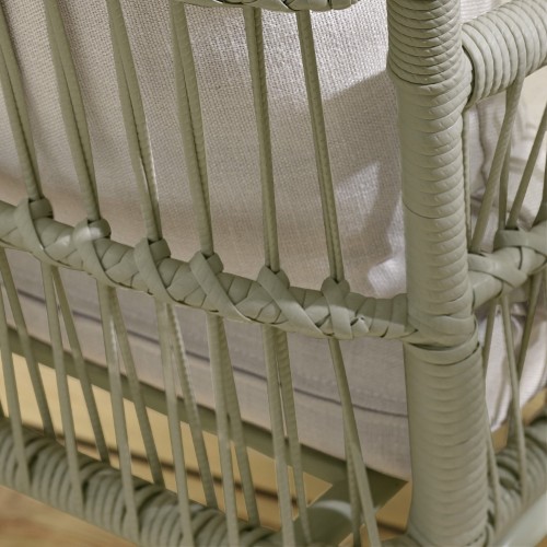 Hand-Woven PE Rattan Finish