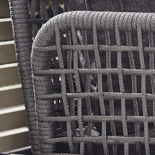 Hand-Woven PE Rattan Finish