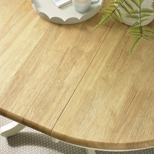 Two-Tone Oak & Cream Finish