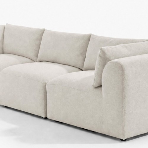 Neat, structured finish with fixed cushions