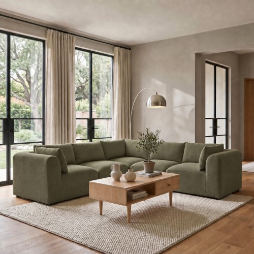 Modular sofa design that adapts to your space