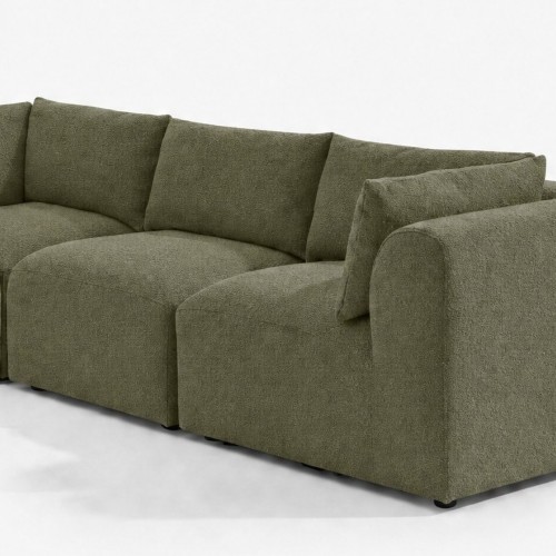 Neat, structured finish with fixed cushions