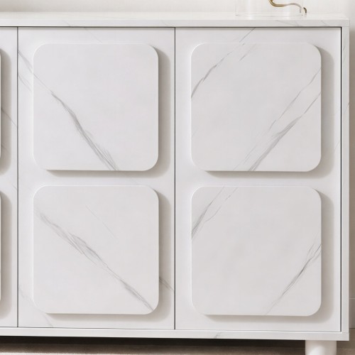 Smooth, handle-free exterior
