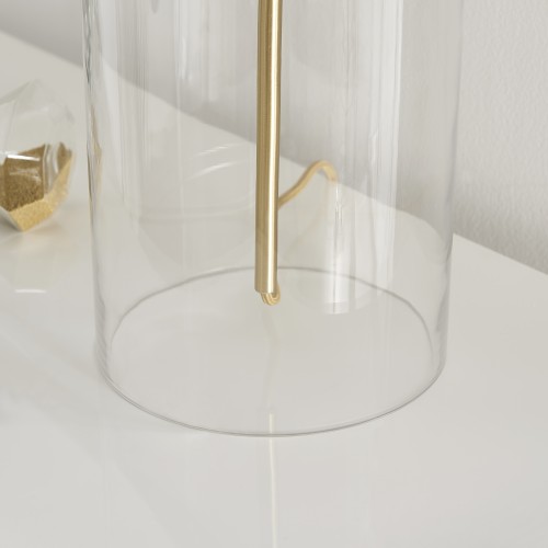 Floating Stem Glass Base Design
