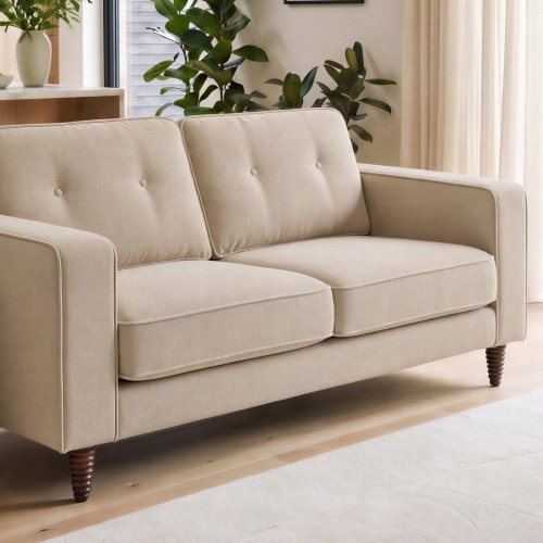 Space-smart 2 seat sofa design