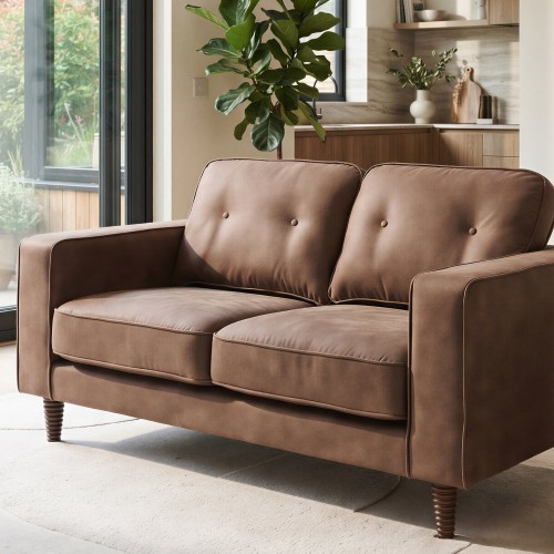 Space-smart 2 seat sofa design